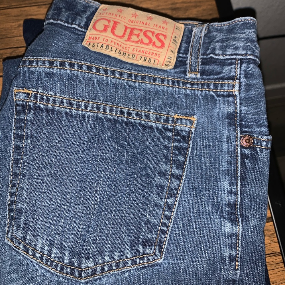 Vintage GUESS cropped jeans